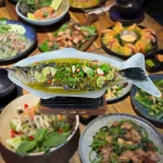 Cá chẽm hấp chanh
