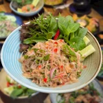 Gỏi miến trộn thính thịt băm