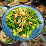 Cải mèo xào tỏi