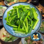Cải mèo luộc chấm trứng