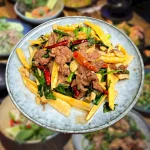 Măng trúc xào bò
